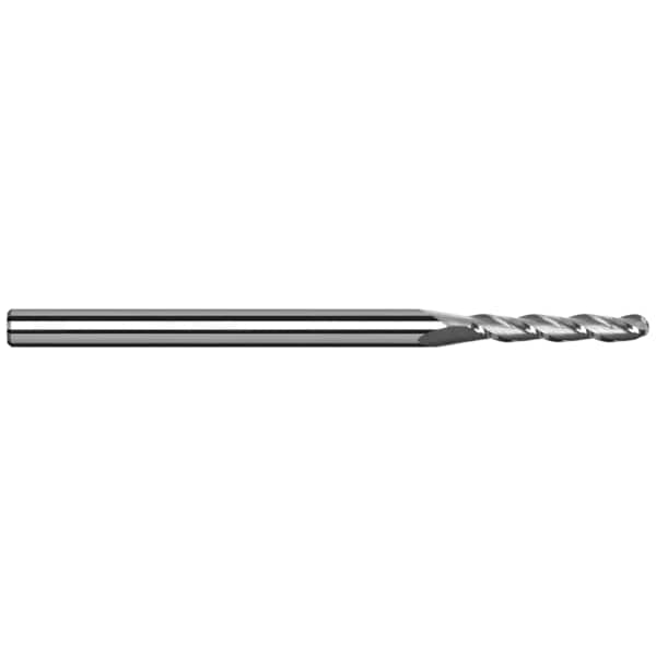 End Mill for Aluminum Alloys - Ball, 0.0620" (1/16), Length of Cut: 5/16"